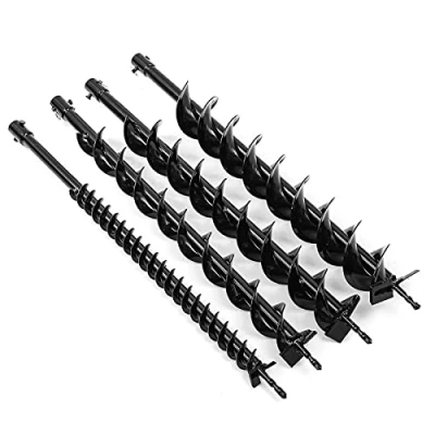 Afbeelding van 800mm Earth Boor Dual Blade Bit Omheining Boorder Voor Aarde Benzine Post Gat Digger Power Tool Accessoires 40/60/80/100 MM Gaodpz (Hole Diameter : 40mm)