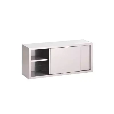 Afbeelding van Gastro M RVS Wandkast Met Schuifdeuren 150x40x60cm GN171 Horeca &amp; Professioneel