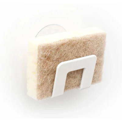 Afbeelding van Bosign Do Dish™ sponshouder zuignap wit L 6 x B 5 H 8 cm