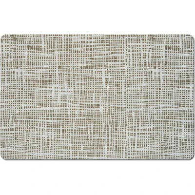 Afbeelding van Zeller Placemats abstract 1x grijs 44 x 29 cm kunststof