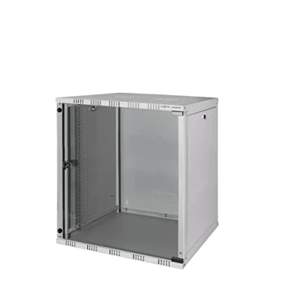 Afbeelding van LogiLink W12A40G ECO wandkast 12HE (400 mm diepte), Flat Pack (ongemonteerd), 48,26 cm (19 inch) lichtgrijs