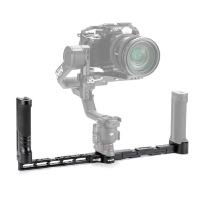 Afbeelding van Tilta Dubbele Handgreep Voedingsbeugel Compatibel met DJI RS4/RS4 Pro/RS3/RS3 Pro/RS2, Achterste Bedieningshendel Mechanische Uitbreiding Cold Shoe Mounts TGA DHB