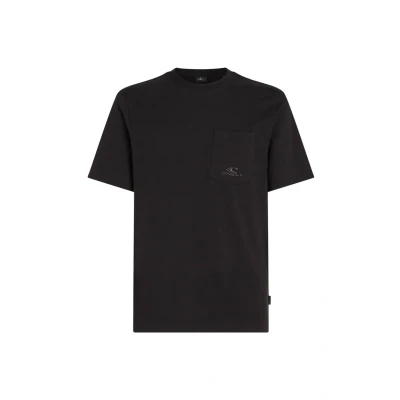 Afbeelding van O&#039;Neill Chest Pocket Tshirt basic, Heren, Maat: XS, Black out