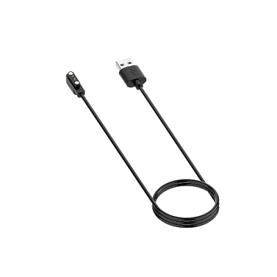 Afbeelding van Magnetische smartwatch oplader, geschikt voor Oppo Watch Free Smartwatch, oplaadkabel Ticwatch GTH, vervangende oplader met USB (zwart)