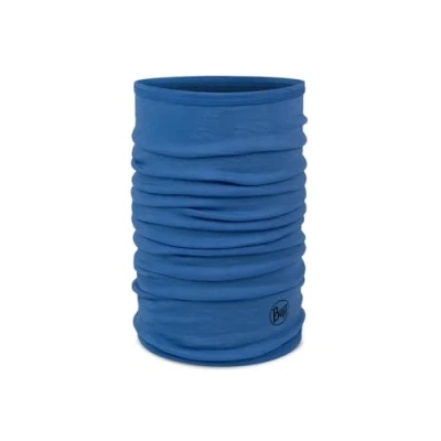 Afbeelding van Buff Lichte merino sjaal voor jongens en meisjes, multifunctionele sjaal, 100% merinowol, wandelen, outdoor, duurzaam, licht, dun, eenheidsmaat, blauw