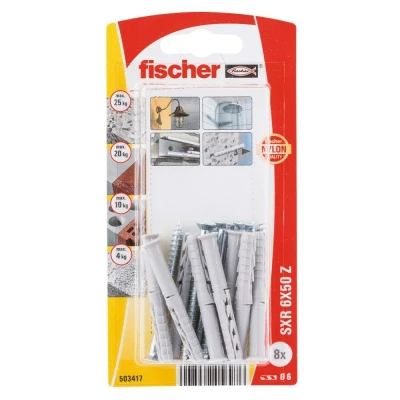 Afbeelding van Fischer Constructieplug SXR 6x50mm (Per 8 stuks)