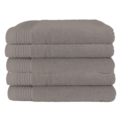 Afbeelding van 5 x The One Towelling handdoek Deluxe 50x100 Taupe