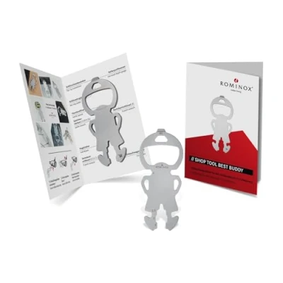 Afbeelding van Cadeauartikel: ROMINOX Shop Tool // Best Buddy 11 functies, winkelwagenontgrendelaar met extra roestvrij stalen keytools, multifunctioneel gereedschap, incl. functiebeschrijving