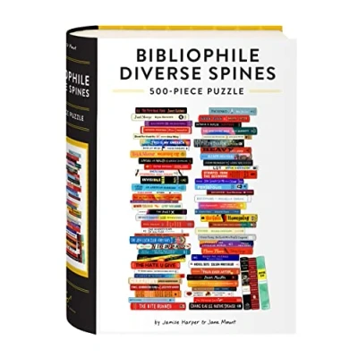 Afbeelding van Bibliophile Diverse Spines 500 Piece Puzzle