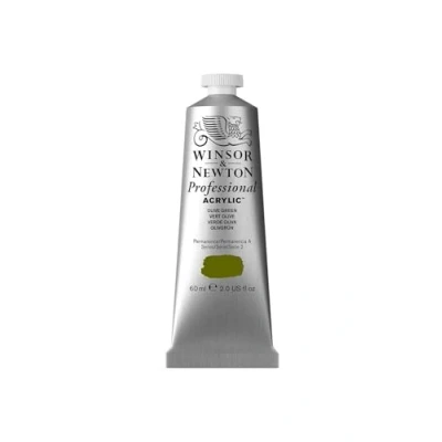 Afbeelding van Winsor &amp; Newton 2320447 Professionele acrylverf, hoge dekking, kunstenaarskwaliteit, lichtecht 60ml Tube, Olive Green