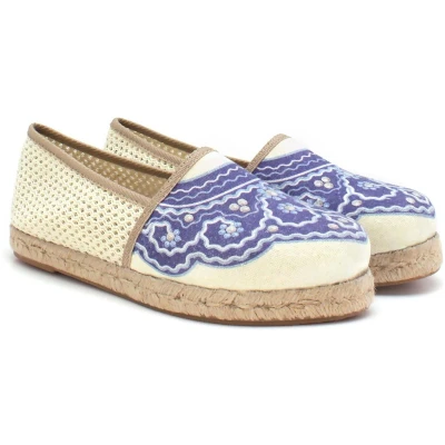 Afbeelding van GOBY Paars Pattern Ballerina Handgemaakt Premium Kwaliteit Maat 38