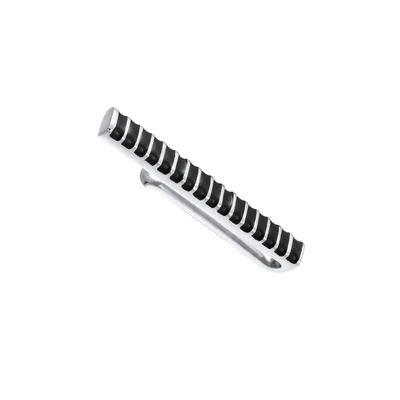 Afbeelding van KUZZOI Heren Modern Busnies met Email in 925 Sterling Zilver