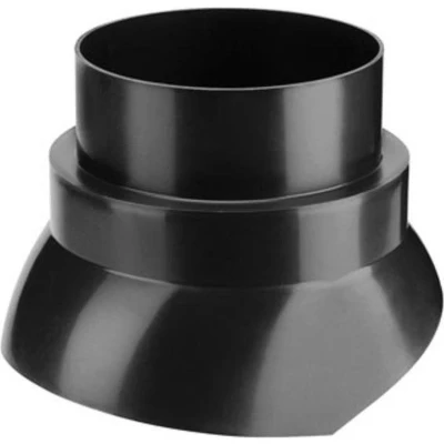 Afbeelding van Burgerhout scharnierkap PP F Ø 150 mm 25 45 zwart
