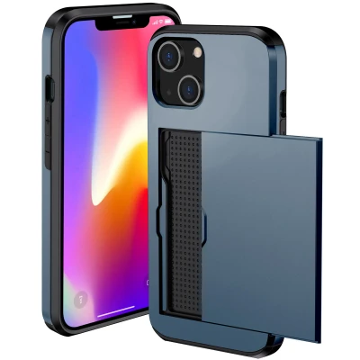 Afbeelding van Apple iPhone 14 Hoesje Kunststof iMoshion Hardcase/Backcover Donkerblauw Telefoonhoesje