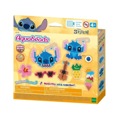 Afbeelding van Aquabeads 35119 Stitch Keychain Craft Kit Arts &amp; Crafts Bead Activity Toy