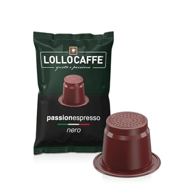 Afbeelding van LOLLO CAFFÈ PASSIONESPRESSO NERO Box 100 NESPRESSO COMPATIBELE CAPSULES 5.5g