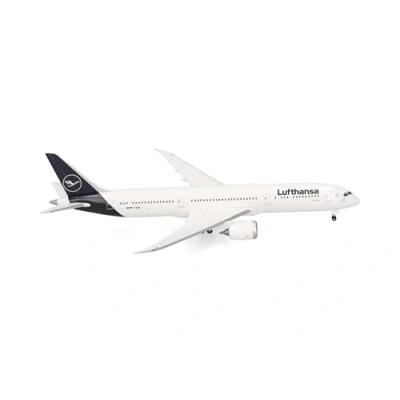 Afbeelding van Herpa Modelvliegtuig Lufthansa Boeing 787 9 Dreamliner, miniatuur op schaal 1:500, verzamelstuk, model zonder standaard, metaal, normaal