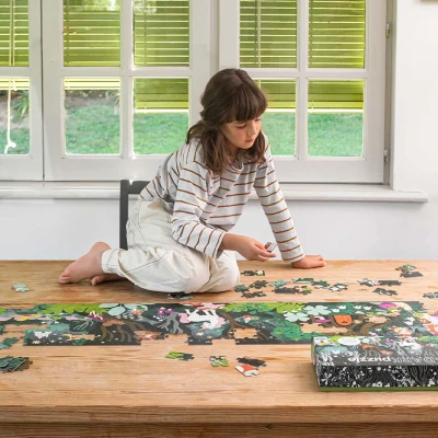 Afbeelding van APLI Kids Puzzel, 200 stukjes die in het donker oplichten, meerkleurig (19692)