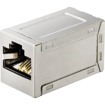 Afbeelding van Renkforce CAT6 STP RJ45 Netwerk Adapter metaal Let op doos beschadigd.