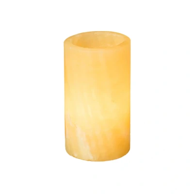Afbeelding van 4x LED Kaarshouder Billy Stone Mineral Duni Onyx