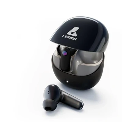 Afbeelding van Leowin draadloze oortjes In ear bluetooth headphones, met 4 microfoons voor heldere oproepen, ENC &amp; ANC ruisonderdrukking, Transparantiemodus,40 uur batterij