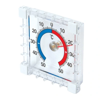 Afbeelding van Silverline Binnen/buiten opplakthermometer 50 C tot +50C
