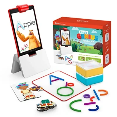 Afbeelding van Osmo Little Genius Starter Kit voor Fire Tablet 4 educatieve leerspellen Voorschoolse leeftijden Probleemoplossing en creativiteit STEM speelgoed (inclusief basis Amazon