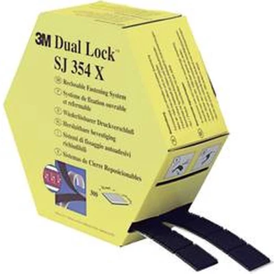 Afbeelding van 3M SJ354X Dual Lock Klittenband Om vast te plakken Paddenstoel (l x b) 7500 mm 25 Zwart 1 paar
