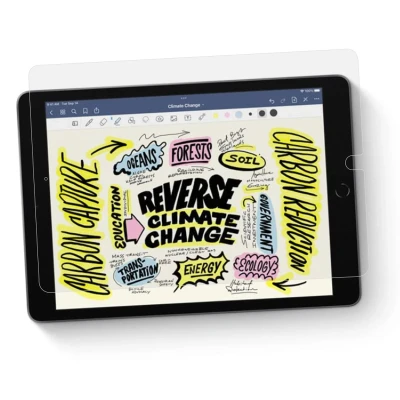 Afbeelding van Screenprotector Apple iPad 10.2 (2021): Accezz Paper Feel Folie (plastic)