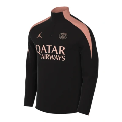 Afbeelding van NIKE Performance Paris ST Germain DF Strike Drill TOP Third Fanartikel, Heren, Maat: Large, Black/rust pink/rust pink