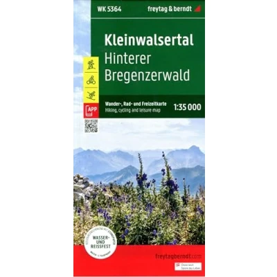 Afbeelding van Hinterer Bregenzerwald, Kleinwalsertal: mit APP, wasserfest und reißfest: WK 5364