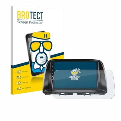 Afbeelding van BROTECT Screenprotector voor Mazda CX 5 2017 Infotainment System Folie Beschermfolie Beschermglas matte