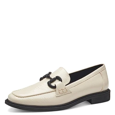Afbeelding van MARCO TOZZI dames 2 24205 41 Slipper, Cream Pat. Cb., 38 EU