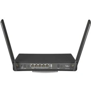 Afbeelding van Mikrotik hAP ac3 draadloze router Dual band (2.4 GHz / 5 GHz) Gigabit Ethernet Zwart
