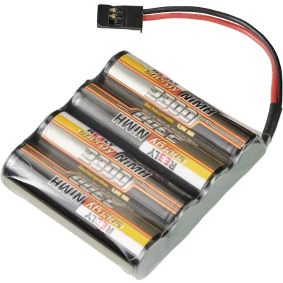 Afbeelding van Reely NiMH ontvangeraccu 4.8 V 2300 mAh Aantal cellen: 4 AA (penlite) Side by Futaba bus