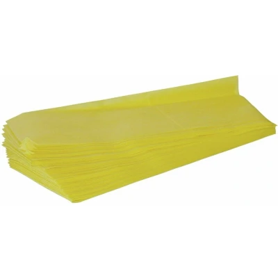 Afbeelding van Stofwisdoeken Polypropyleen 56grams Geel 25x60cm 500stuks Vloer Stofwissers