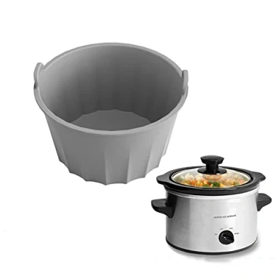 Afbeelding van Siliconen Slow Cooker Liners fit Crock Pot 6 8 Quart Ovale Cooker, Herbruikbare &amp; Lekvrije Vaatwasserveilige Koken Liner voor
