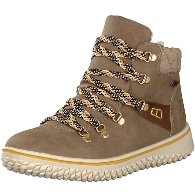 Afbeelding van Rieker dames veterboot beige