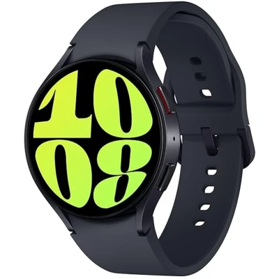 Afbeelding van Samsung Galaxy Smartwatch Watch6 met oplader, gezondheidstracker, sporttracking, Bluetooth, 44 mm, zwart, exclusief Amazon versie FR
