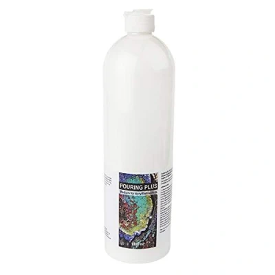 Afbeelding van ideen mit herz Pouring Plus Medium Oplossing voor acrylgiettechniek Printeracryl met glans (1000 ml)