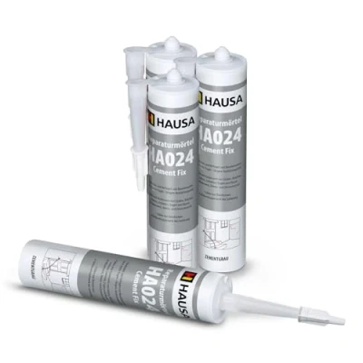 Afbeelding van HaUSA Express Cement Fix HA024 Repair Voegenmortel, 4 stuks, voor buiten, afdichting en voegspatel 310 ml