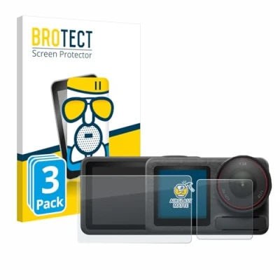 Afbeelding van BROTECT Antireflecterende Glas Screen Protector Mat voor DJI Osmo Action 5 Pro (3 Stuks) Schermbeschermer [Beschermglas Folie niet Gehard Glas]