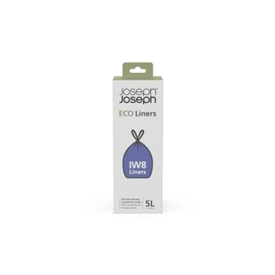 Afbeelding van Joseph Vuilniszakken Eco IW8 5 liter Set van 20 Stuks Polyetheen Grijs