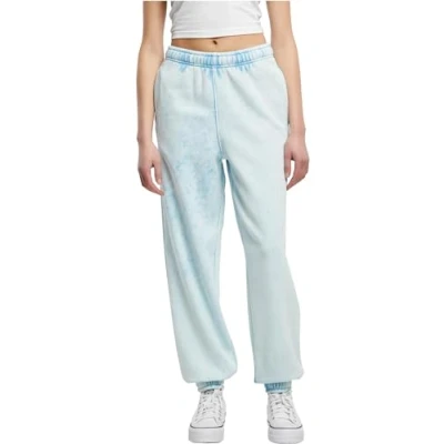 Afbeelding van Urban Classics Towel Washed Trainingsbroek, Dames, Maat: Medium, Balticblue
