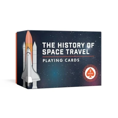 Afbeelding van History of Space Travel Playing Card Set Two Decks with Game Rules