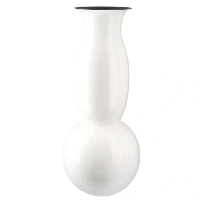 Afbeelding van GILDE Tafelvaas Vase Neo weiß H.42,5 cm (1 stuk)