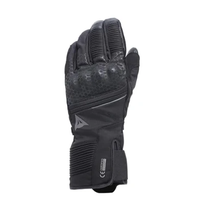 Afbeelding van Dainese Tempest 2 D Dry Motorfiets handschoenen Lang, zwart, afmeting S voor man
