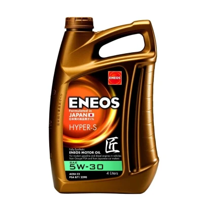Afbeelding van ENEOS motorolie 5W30 &quot;HYPER S&quot; 4L voor auto volledig synthetische minder brandstofverbruik motorbescherming