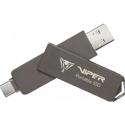 Afbeelding van Patriot Viper PVP30 Portable 2TB SSD Extern draagbaar 2 TB USB 3.2 Gen C Type A antraciet