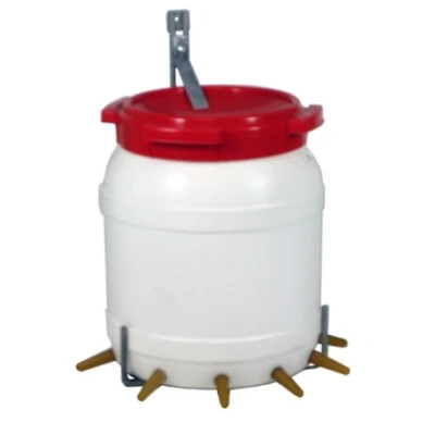 Afbeelding van Lambar met deksel &amp; beugel 15.4 liter 6 speens